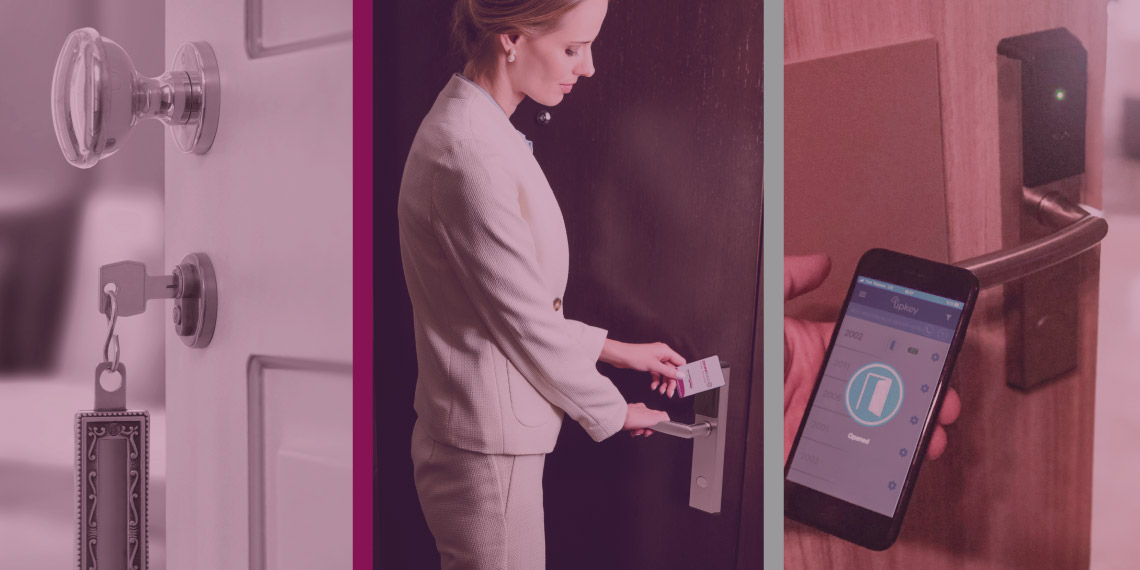 Llave, tarjeta y Bluetooth: comparativa de cerraduras para hoteles